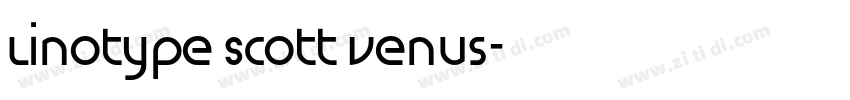 Linotype Scott Venus字体转换
